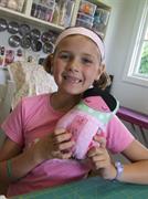 Jess with her new doll